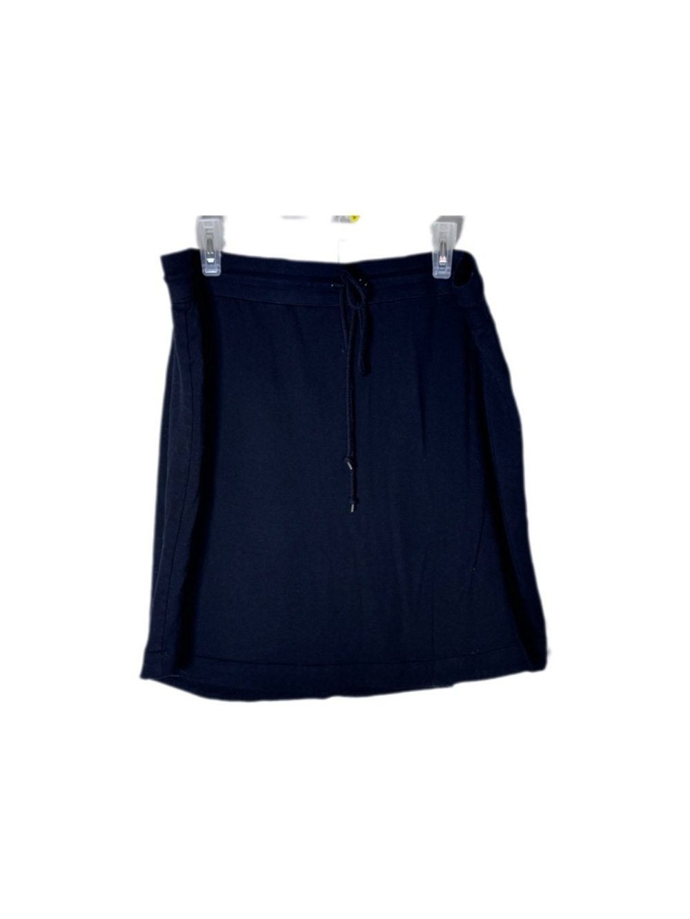 Talbots Navy Drawstring A-Line Skirt